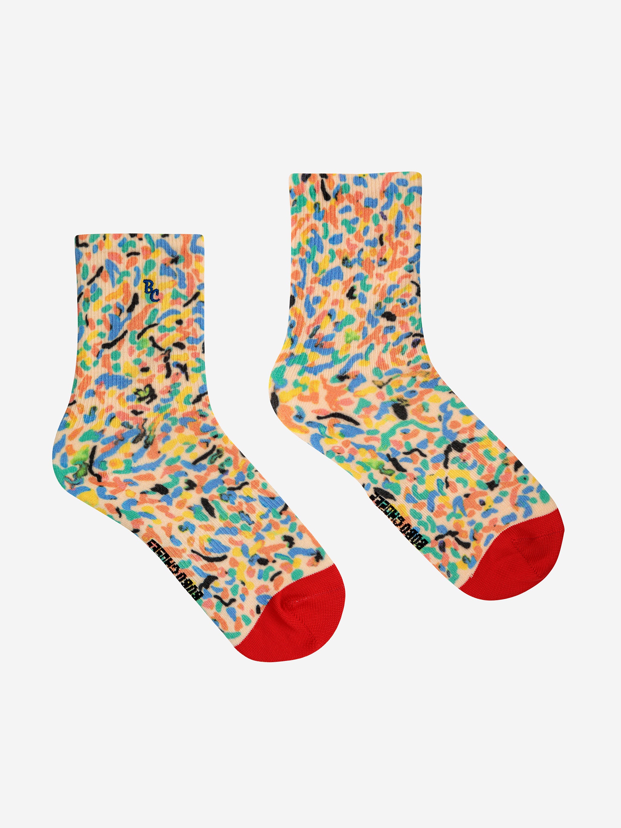 Bobo Choses Confetti All over long socks, multicolor